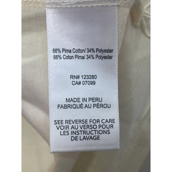 Travis Mathew Men's Size XL Yellow Golf Polo W/ Palm Tree Pocket Accent - Picture 3 of 6